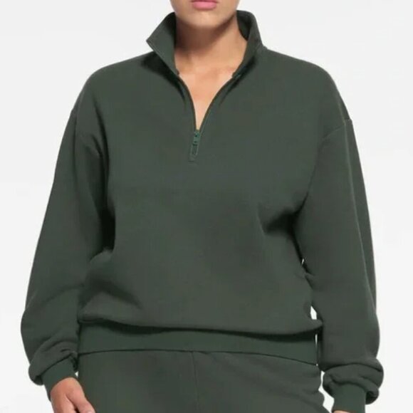 SKIMS Tops - Skims Cotton Fleece Classic Quarter Zip